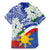 Philippines Flag Family Matching Mermaid Dress and Hawaiian Shirt Sampaguita Jasmine with Polynesian Tribal