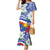 Philippines Flag Family Matching Mermaid Dress and Hawaiian Shirt Sampaguita Jasmine with Polynesian Tribal