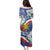 Philippines Flag Family Matching Puletasi and Hawaiian Shirt Sampaguita Jasmine with Polynesian Tribal