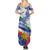 Philippines Flag Family Matching Summer Maxi Dress and Hawaiian Shirt Sampaguita Jasmine with Polynesian Tribal