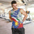 Philippines Flag Men Tank Top Sampaguita Jasmine with Polynesian Tribal