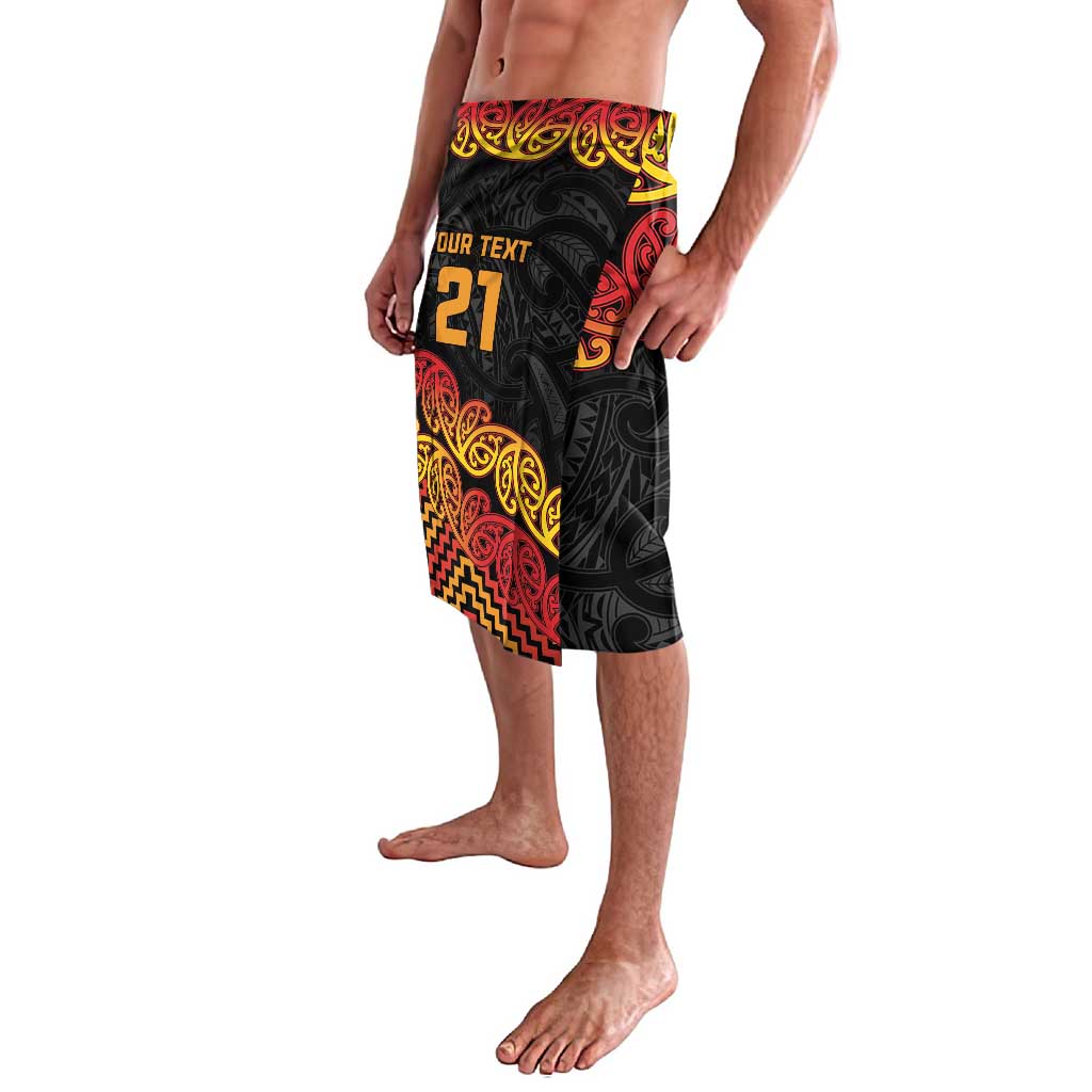 New Zealand Rugby Pacific Custom Lavalava Rangatira Maori Kowhaiwhai Pattern LT9 - Polynesian Pride