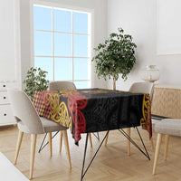 New Zealand Rugby Pacific Custom Tablecloth Rangatira Maori Kowhaiwhai Pattern LT9 - Polynesian Pride