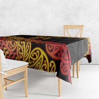 New Zealand Rugby Pacific Custom Tablecloth Rangatira Maori Kowhaiwhai Pattern LT9 - Polynesian Pride