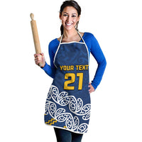 New Zealand Rugby Pacific Custom Apron Kahupeka Maori Kowhaiwhai Pattern LT9 - Polynesian Pride