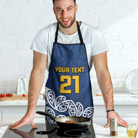 New Zealand Rugby Pacific Custom Apron Kahupeka Maori Kowhaiwhai Pattern LT9 - Polynesian Pride