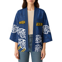 New Zealand Rugby Pacific Custom Kimono Kahupeka Maori Kowhaiwhai Pattern LT9 - Polynesian Pride