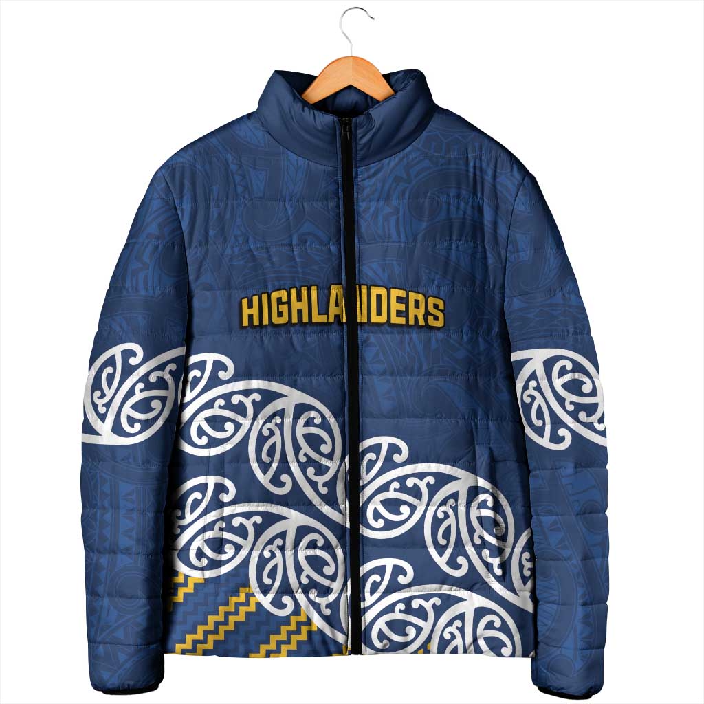 New Zealand Rugby Pacific Custom Padded Jacket Kahupeka Maori Kowhaiwhai Pattern LT9 - Polynesian Pride