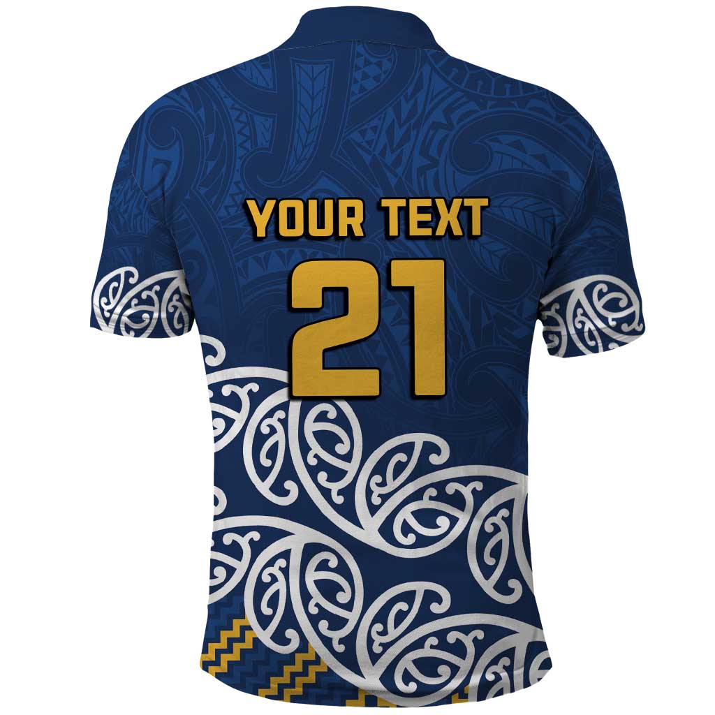 New Zealand Rugby Pacific Custom Polo Shirt Kahupeka Maori Kowhaiwhai Pattern LT9 - Polynesian Pride