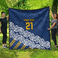 New Zealand Rugby Pacific Custom Quilt Kahupeka Maori Kowhaiwhai Pattern LT9 - Polynesian Pride