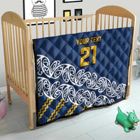 New Zealand Rugby Pacific Custom Quilt Kahupeka Maori Kowhaiwhai Pattern LT9 - Polynesian Pride