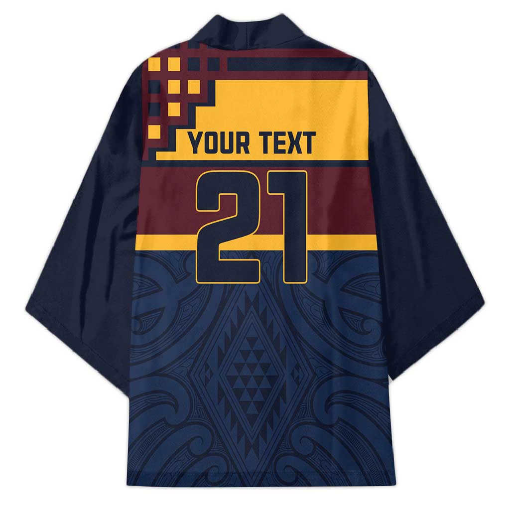 New Zealand Rugby Pacific Custom Kimono Kahupeka Retro 2025 Taniko Motif LT9 - Polynesian Pride