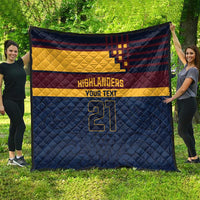New Zealand Rugby Pacific Custom Quilt Kahupeka Retro 2025 Taniko Motif LT9 - Polynesian Pride