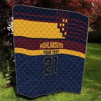 New Zealand Rugby Pacific Custom Quilt Kahupeka Retro 2025 Taniko Motif LT9 - Polynesian Pride