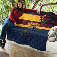 New Zealand Rugby Pacific Custom Quilt Kahupeka Retro 2025 Taniko Motif LT9 - Polynesian Pride