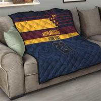 New Zealand Rugby Pacific Custom Quilt Kahupeka Retro 2025 Taniko Motif LT9 - Polynesian Pride