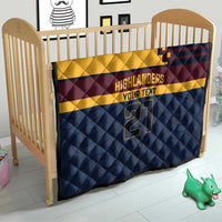 New Zealand Rugby Pacific Custom Quilt Kahupeka Retro 2025 Taniko Motif LT9 - Polynesian Pride