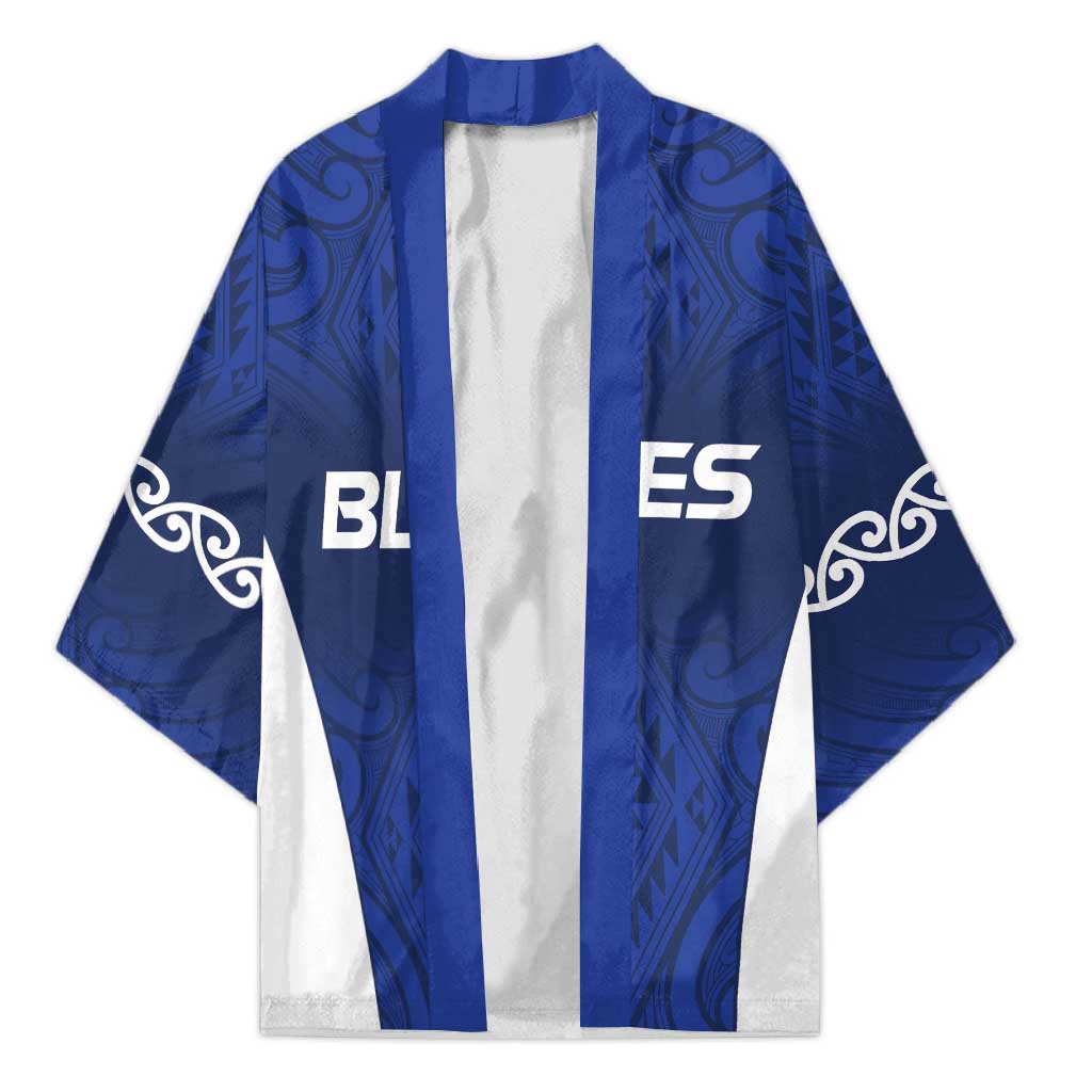 New Zealand Rugby Pacific Custom Kimono Kahurangi Auckland All Blue LT9 Unisex Blue - Polynesian Pride