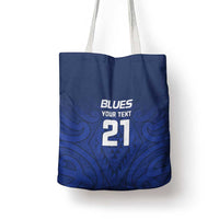 New Zealand Rugby Pacific Custom Tote Bag Kahurangi Auckland All Blue LT9 - Polynesian Pride