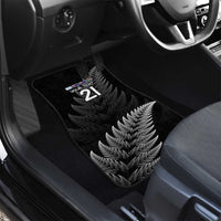 New Zealand Rugby Custom Car Mats Glory Be To Black Silver-fern LT9 - Polynesian Pride