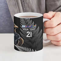 New Zealand Rugby Custom Ceramic Mug Glory Be To Black Silver-fern LT9 - Polynesian Pride