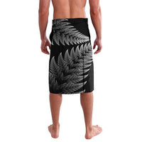 New Zealand Rugby Custom Lavalava Glory Be To Black Silver-fern LT9 - Polynesian Pride