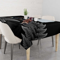 New Zealand Rugby Custom Tablecloth Glory Be To Black Silver-fern LT9 - Polynesian Pride