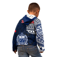 Samoa Rugby Kid Hoodie Proud Samoa World Cup 2023 LT9 - Polynesian Pride