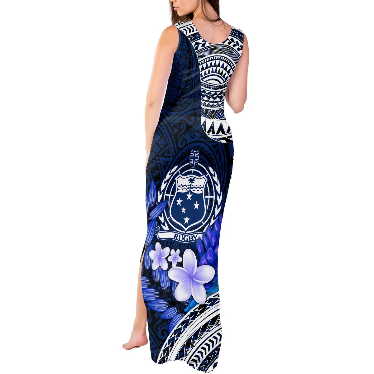 Samoa Rugby Tank Maxi Dress Proud Samoa World Cup 2023 LT9 - Polynesian Pride