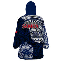 Samoa Rugby Wearable Blanket Hoodie Proud Samoa World Cup 2023 LT9 - Polynesian Pride