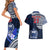 Custom Samoa Rugby Couples Matching Short Sleeve Bodycon Dress and Hawaiian Shirt Proud Samoa World Cup 2023 LT9 - Polynesian Pride