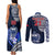 Custom Samoa Rugby Couples Matching Tank Maxi Dress and Long Sleeve Button Shirts Proud Samoa World Cup 2023 LT9 - Polynesian Pride