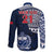 Custom Samoa Rugby Long Sleeve Button Shirt Proud Samoa World Cup 2023 LT9 - Polynesian Pride