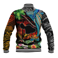 Hawaii Strong Maui Wildfire Baseball Jacket Pray For Lahaina Maui LT9 - Polynesian Pride