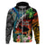 Hawaii Strong Maui Wildfire Hoodie Pray For Lahaina Maui LT9 Zip Hoodie Black - Polynesian Pride