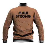 Hawaii Strong Maui Wildfire Baseball Jacket No1 LT9 - Polynesian Pride