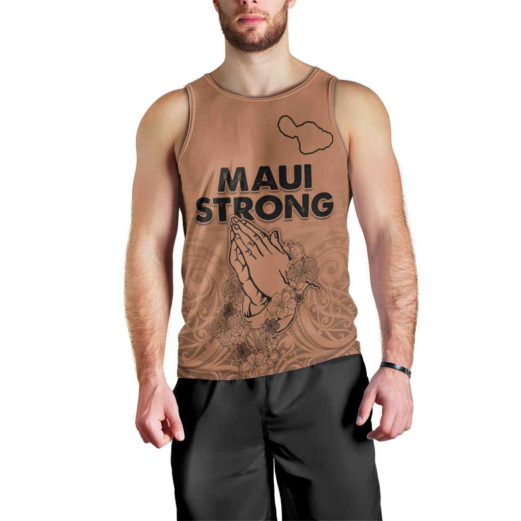 Hawaii Strong Maui Wildfire Men Tank Top No1 LT9 - Polynesian Pride