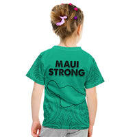 Hawaii Strong Maui Wildfire Kid T Shirt No2 LT9 - Polynesian Pride