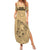 Hawaii Strong Maui Wildfire Summer Maxi Dress No3 LT9 Women Nude - Polynesian Pride