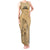 Hawaii Strong Maui Wildfire Tank Maxi Dress No3 LT9 Women Nude - Polynesian Pride