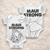 Hawaii Strong Maui Wildfire Baby Onesie No4 LT9 - Polynesian Pride