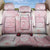 Japan Sakura Floral with Polynesian Vibe Back Car Seat Cover