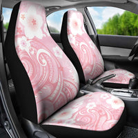 Japan Sakura Floral with Polynesian Vibe Car Seat Cover LT9 - Polynesian Pride