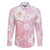 Japan Sakura Floral with Polynesian Vibe Family Matching Puletasi and Hawaiian Shirt