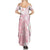 Japan Sakura Floral with Polynesian Vibe Family Matching Summer Maxi Dress and Hawaiian Shirt