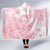 Japan Sakura Floral with Polynesian Vibe Hooded Blanket