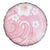 Japan Sakura Floral with Polynesian Vibe Spare Tire Cover