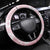 Japan Sakura Floral with Polynesian Vibe Steering Wheel Cover