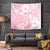 Japan Sakura Floral with Polynesian Vibe Tapestry