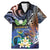 Marshall Islands Kwajalein Atoll Family Matching Mermaid Dress and Hawaiian Shirt Plumeria Sea Turtle with Polynesian Tribal